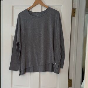 GAPFit Charcoal Long Sleeve Women's Tee.  Size L